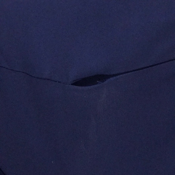 Eliza J Halter Chiffon Gown with Metal Necklace - Picture 3 of 8